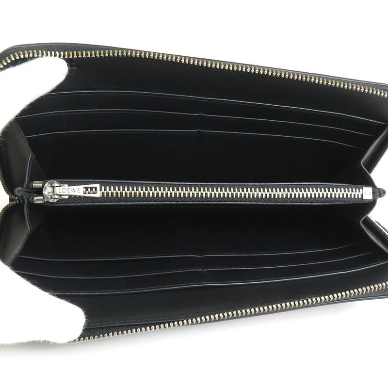 Loewe Round Zipper Long Wallet