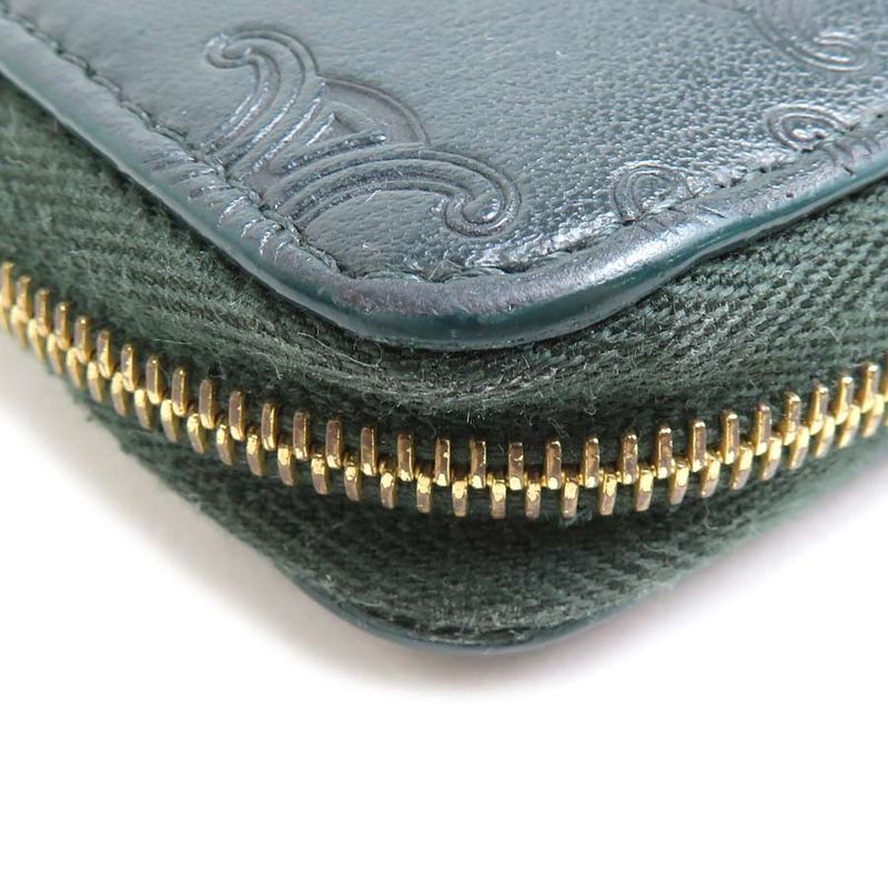 Celine Triomphe Round Zipper Long Wallet