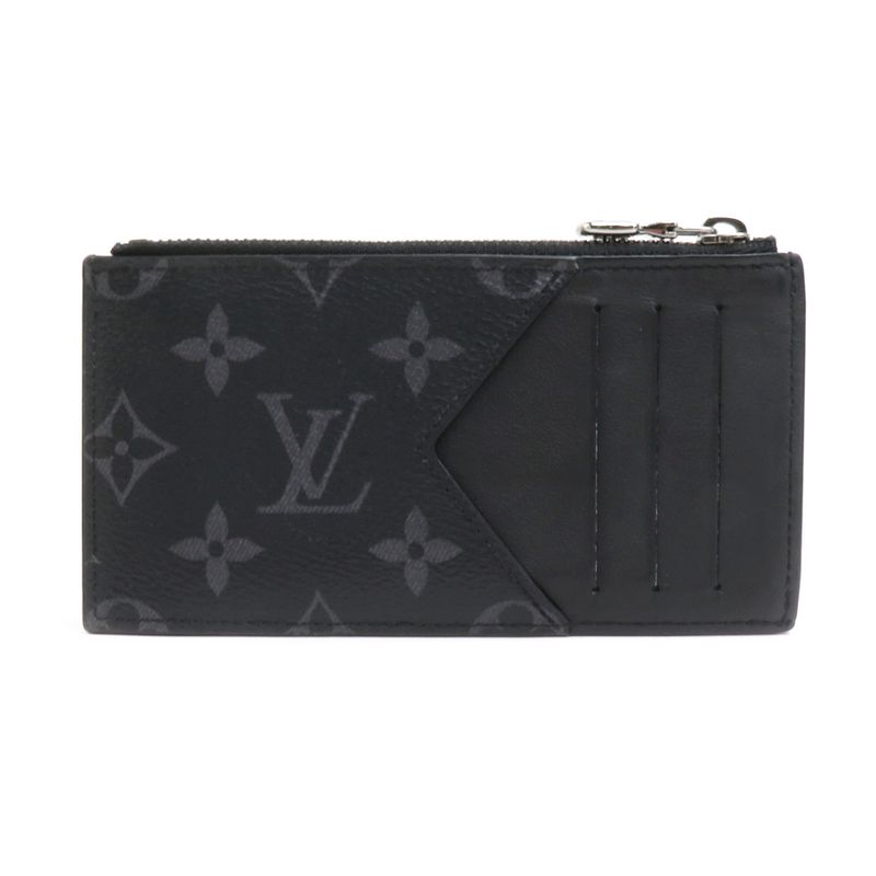 Louis Vuitton Coin Case Monogram Eclipse Coin Card Holder M80932
