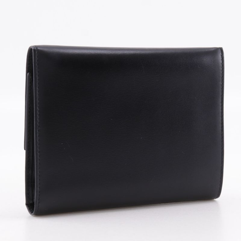 Cartier Panthère Calf Black Ladies Fold Wallet