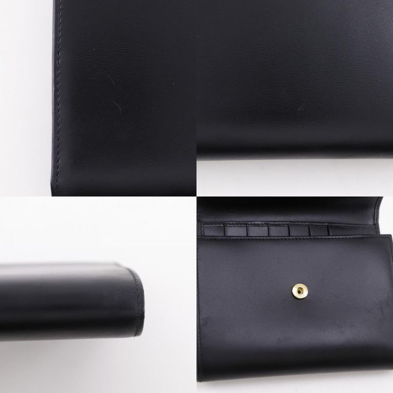 Cartier Panthère Calf Black Ladies Fold Wallet
