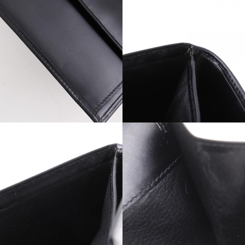 Cartier Panthère Calf Black Ladies Fold Wallet