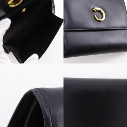 Cartier Panthère Calf Black Ladies Fold Wallet
