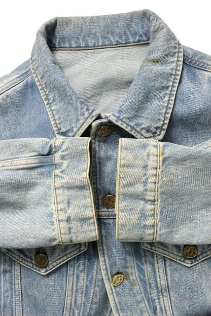 Louis Vuitton 19ss Rm191 Lvp Hga73w 1a53hf Double Front Denim Jacket Men 48