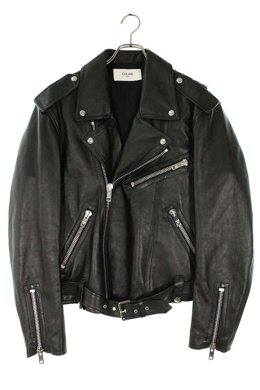 Celine 2ee31280d Classic Biker Double Rider Scuff Zar Jacket Men's 48