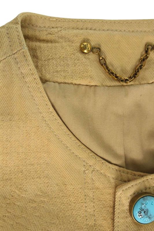 Louis Vuitton Rm242m Mkd Hrb61w Damier Check Colorless Jacket Blouson Men 46