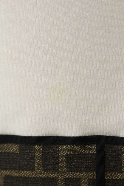 Fendi Faf532 A8k5 Zucca Pattern Logo T-Shirt Men's S