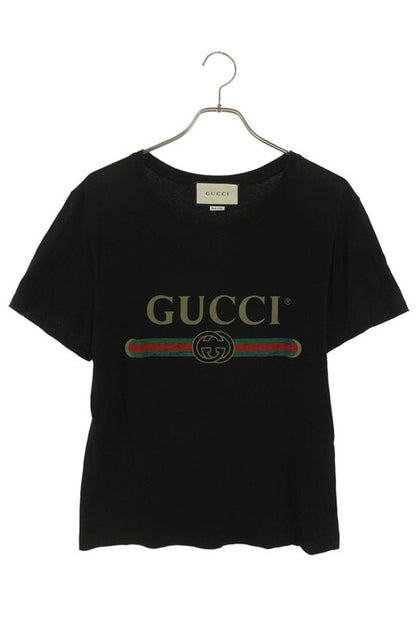 Gucci 440103 X3f05 Vintage Logo Print T-Shirt Men's XS