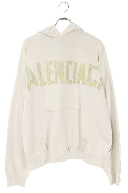 Balenciaga 744441 Tovb1 Crushed Tape Type Hoodie Men's L