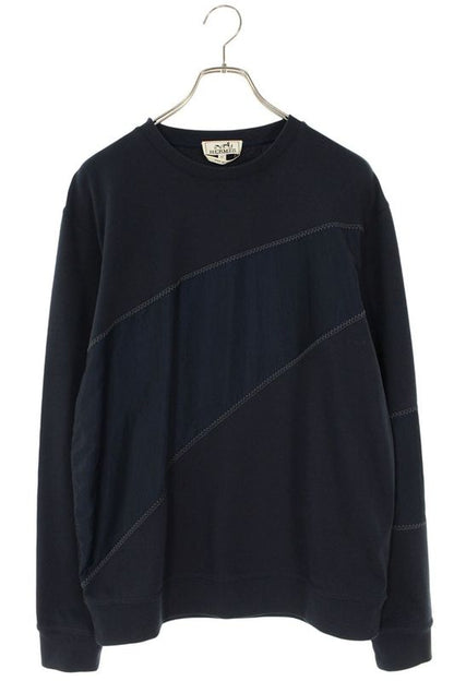 Hermes Nylon Cut Replacement Patchwork Sweatshirt Men's M