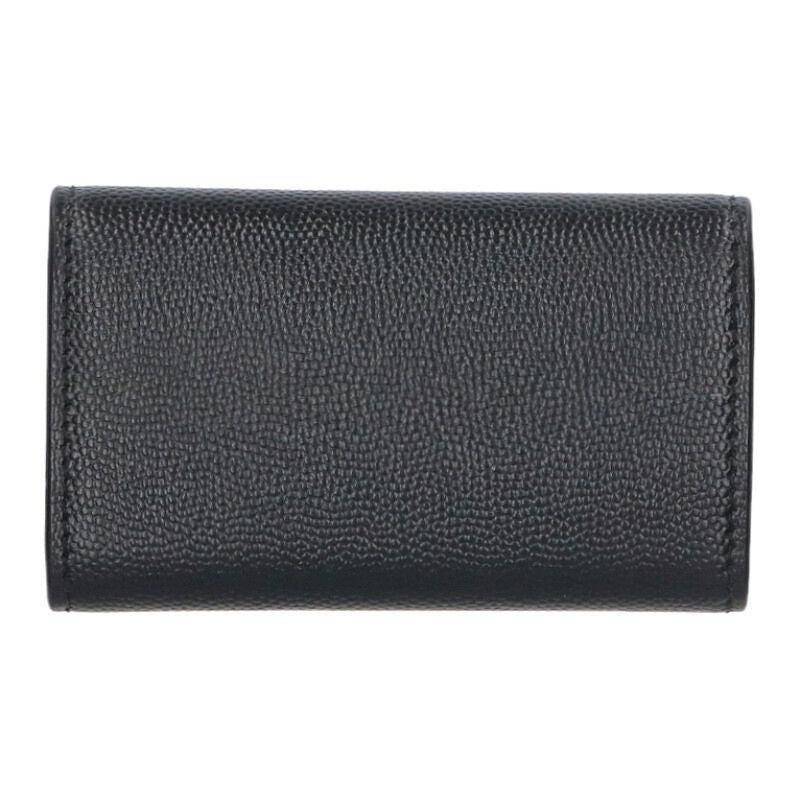 Saint Laurent Paris 685557 Leather 4-Ribbon Key Case Men's