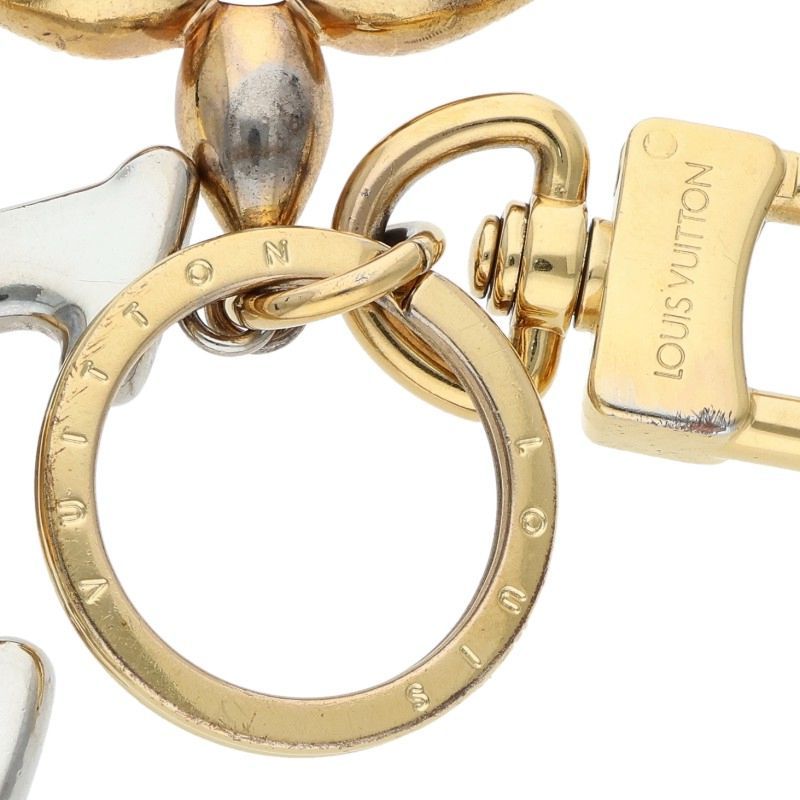 Louis Vuitton M68449 Porte Cles LV New Wave LV Motif Key Holder for Men