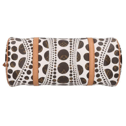 Louis Vuitton M40687 Papillon GM X Yayoi Kusama Monogram Pumpkin Dot Handbag