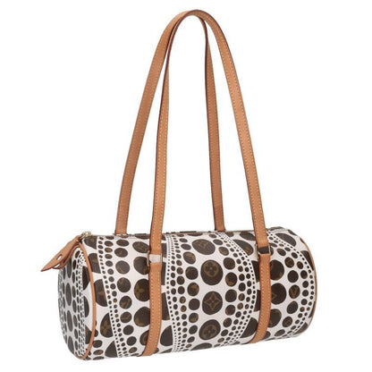 Louis Vuitton M40687 Papillon GM X Yayoi Kusama Monogram Pumpkin Dot Handbag