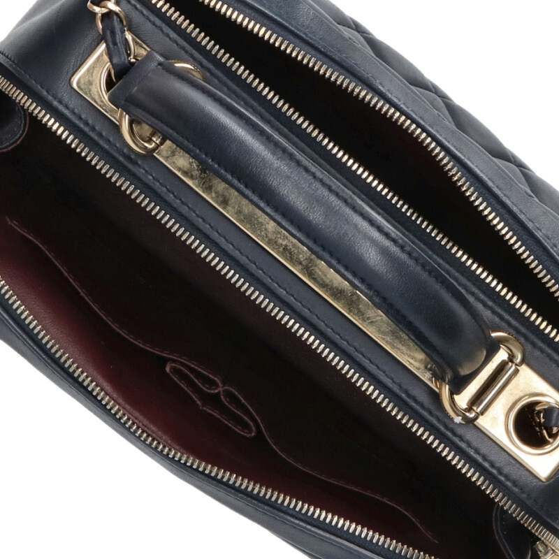 Chanel Trendy CC Lambskin Chain Bow Ring Shoulder Bag Women