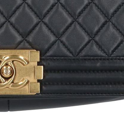 Chanel Boy Chanel 25 Lambskin Chain Shoulder Bag Women 25