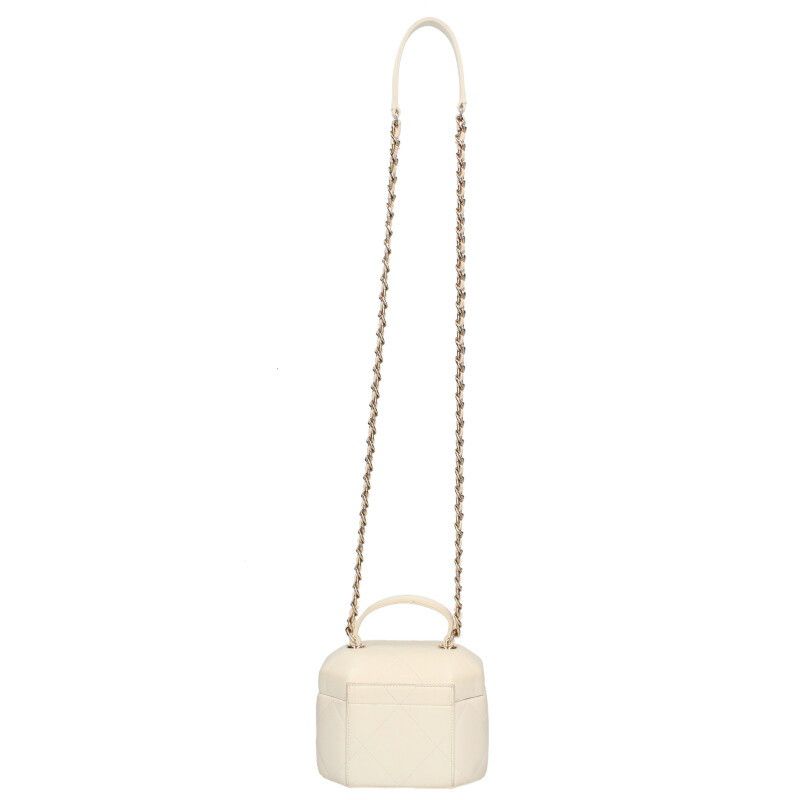 Chanel Vanity Lamb Skin Chain Shoulder Bag Women