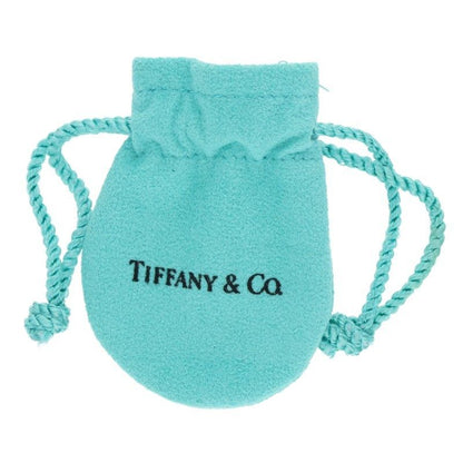 Tiffany & Co Elsa Peretti Stacking Silver 1 Diamond Ring Ladies 8.5