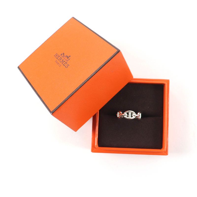 Hermes 2025 Chêne D'ancre Ancenet PM Ag925 Ring Silver 51 (equivalent to Size