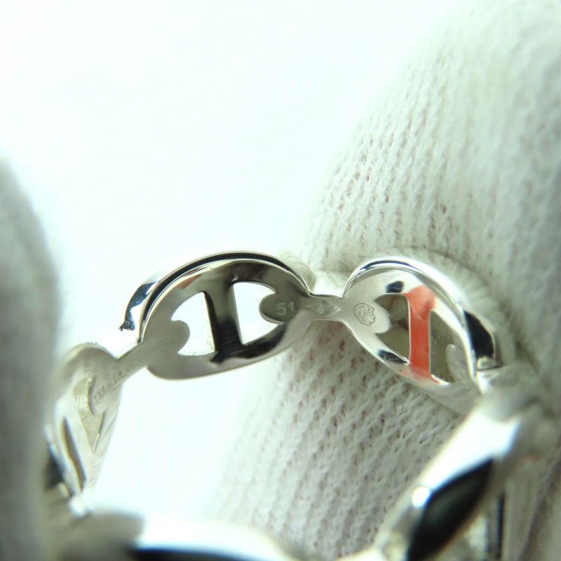 Hermes 2025 Chêne D'ancre Ancenet PM Ag925 Ring Silver 51 (equivalent to Size
