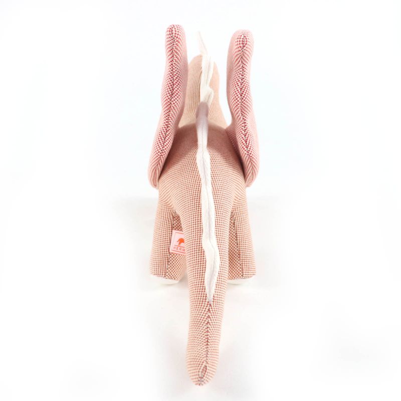 Hermes Dragon Epope Plush Toy, 100% Cotton, Rose Bougainvillea