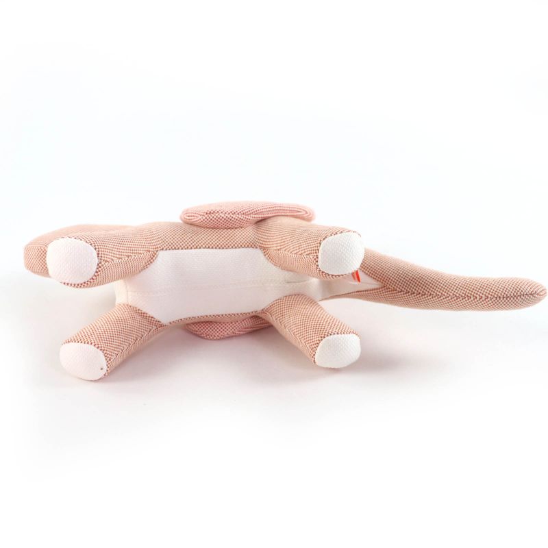 Hermes Dragon Epope Plush Toy, 100% Cotton, Rose Bougainvillea