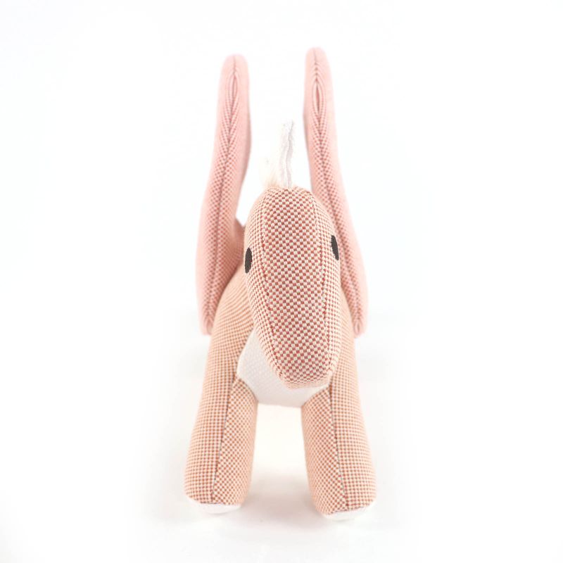 Hermes Dragon Epope Plush Toy, 100% Cotton, Rose Bougainvillea