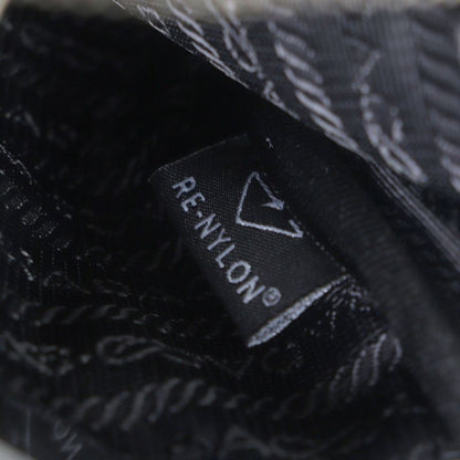 Prada Saffiano Leather Nylon Renylon Triangle Logo Plate Smartphone Case Bag