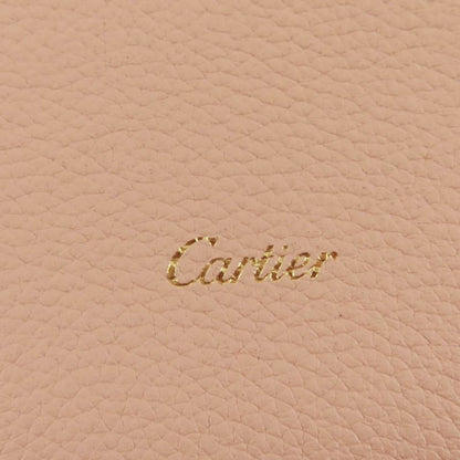 Cartier L1002481 Trinity 100th Anniversary Leather Shoulder Bag Pink Made in
