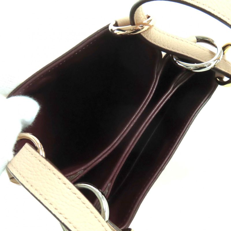 Cartier L1002481 Trinity 100th Anniversary Leather Shoulder Bag Pink Made in