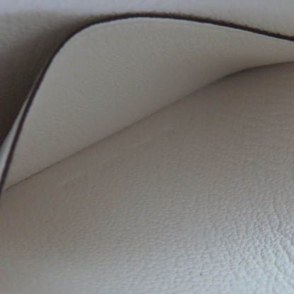 Hermes Paddock Chevre Silver Hardware Serie Hardware Coin Case Ivory U Engraved