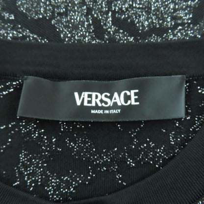 Versace 2023 1011020 1011396 Medusa Barocco Lurex Knit Cardigan + Cami Dress