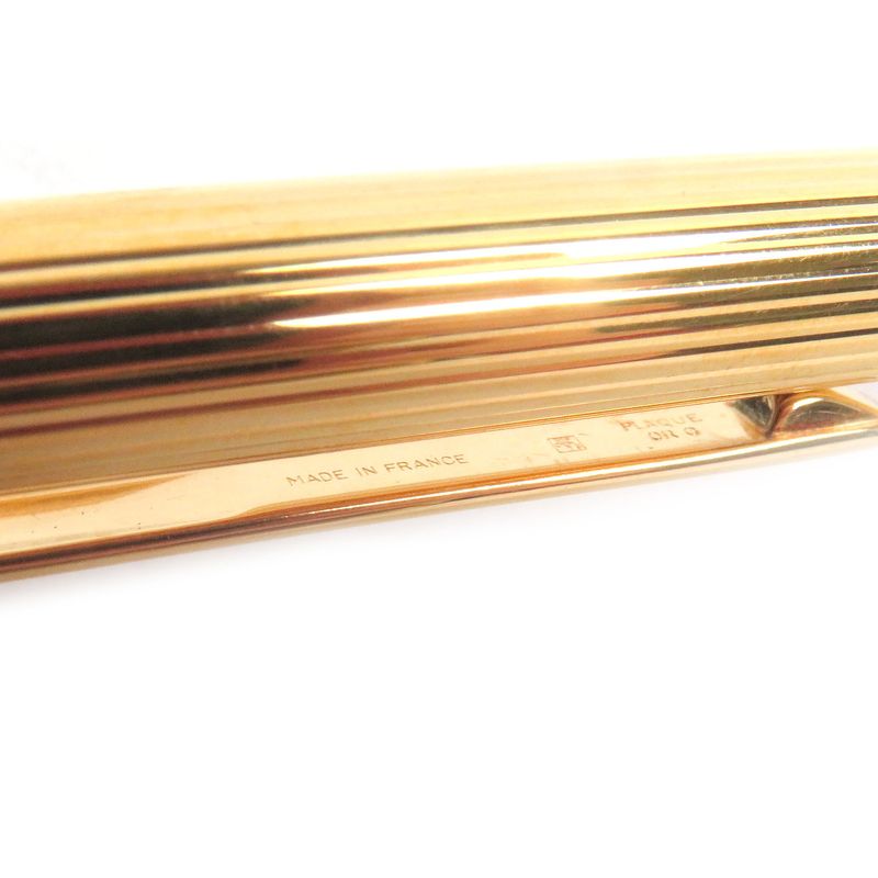 Cartier Striped Mast de Cartier Ballpoint Pen with Twist Gold Made in France