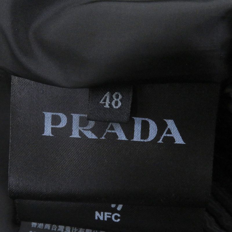 Prada 2022 Sgh036 Triangle Logo Triangle Plate Padded Quilted Jacket Blouson