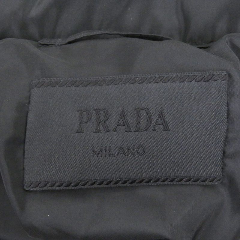 Prada 2022 Sgh036 Triangle Logo Triangle Plate Padded Quilted Jacket Blouson