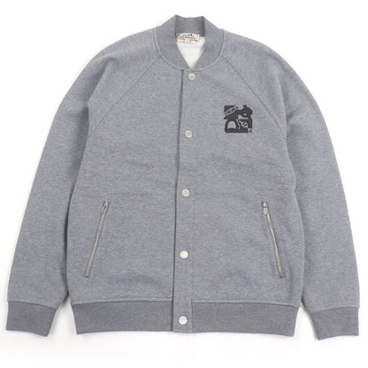 Hermes 2024 H467830ha Quaterb H Serie Button Lamb Leather Patch Stajan Blouson