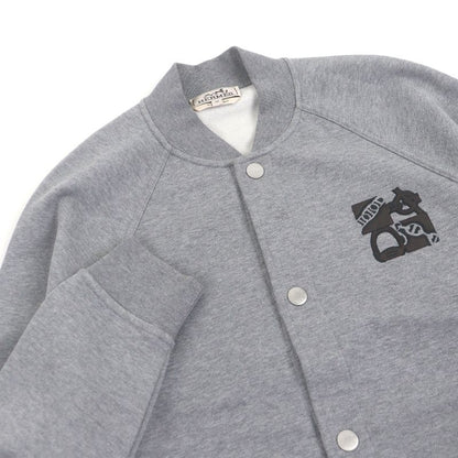 Hermes 2024 H467830ha Quaterb H Serie Button Lamb Leather Patch Stajan Blouson