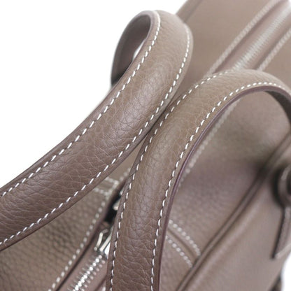 Hermes Victoria 2 12h Taurillon Clemence Leather Etoupe Silver Hardware