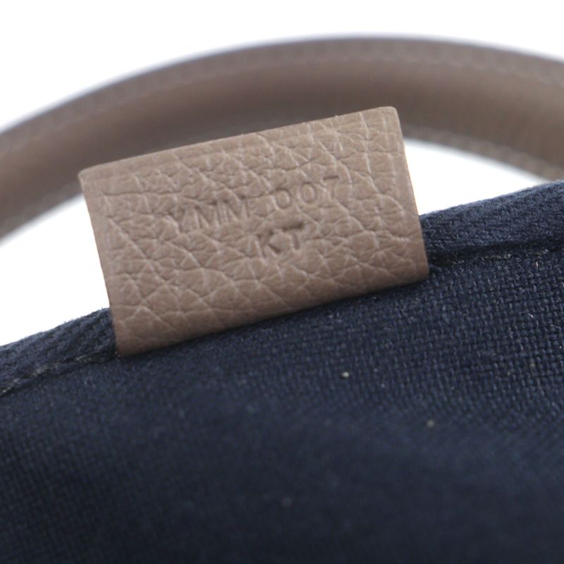 Hermes Victoria 2 12h Taurillon Clemence Leather Etoupe Silver Hardware