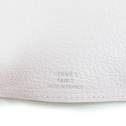 Hermes Bearn Chevre Mauve Père Silver Hardware 4ring Key Case Engraved W with