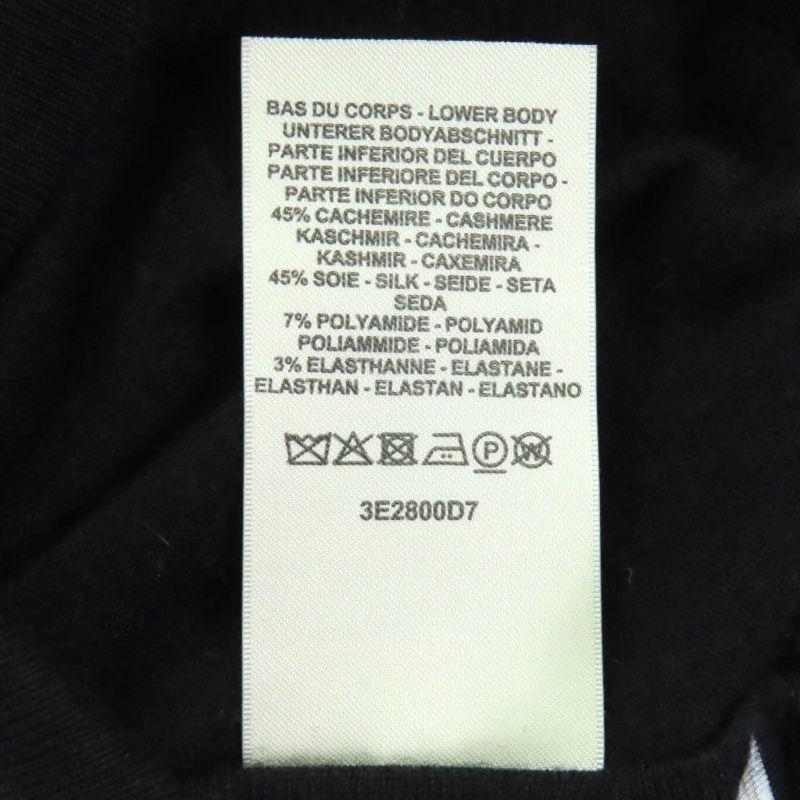 Hermes 23ss 3e2800d7 Twin Laine Exlibris Silk Cashmere Short Sleeve Knit