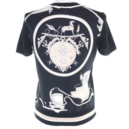 Hermes 23ss 3e2800d7 Twin Laine Exlibris Silk Cashmere Short Sleeve Knit