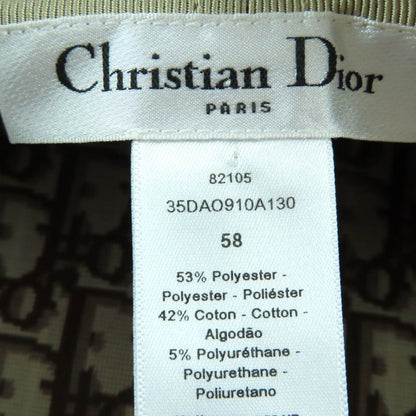 Christian Dior 35dao910a130 Lined with Oblique Pattern Bee Embroidered Beret