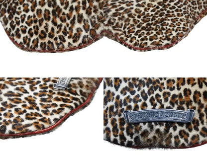 Chrome Hearts Mini Andbag Cross Ball Calf Hair Leather Leopard Silver — view 6
