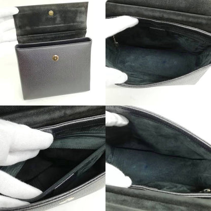 Gucci 001 3444 1887 Bamboo Handbag Old Vintage Excellent Condition Charcoal