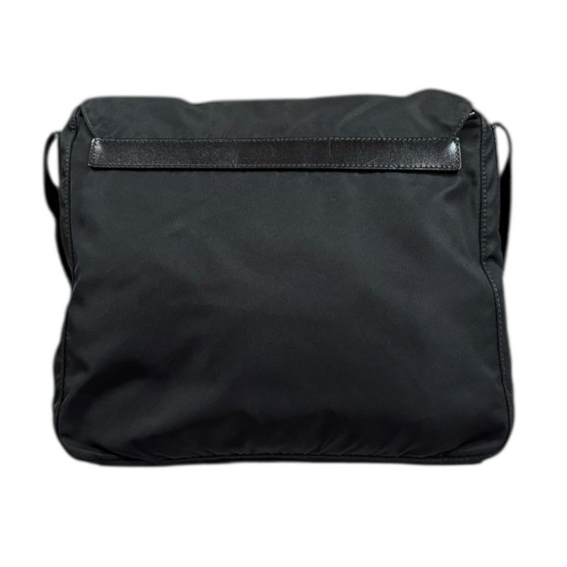 Prada Shoulder Bag Nylon Bt8894 Black Unisex Prada Preowned Prada