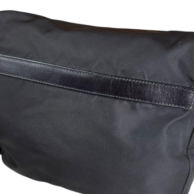 Prada Shoulder Bag Nylon Bt8894 Black Unisex Prada Preowned Prada
