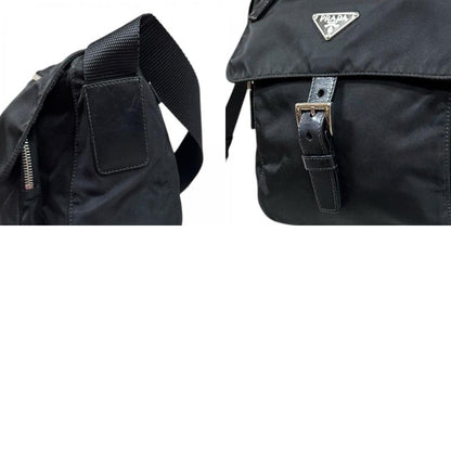 Prada Shoulder Bag Nylon Bt8894 Black Unisex Prada Preowned Prada