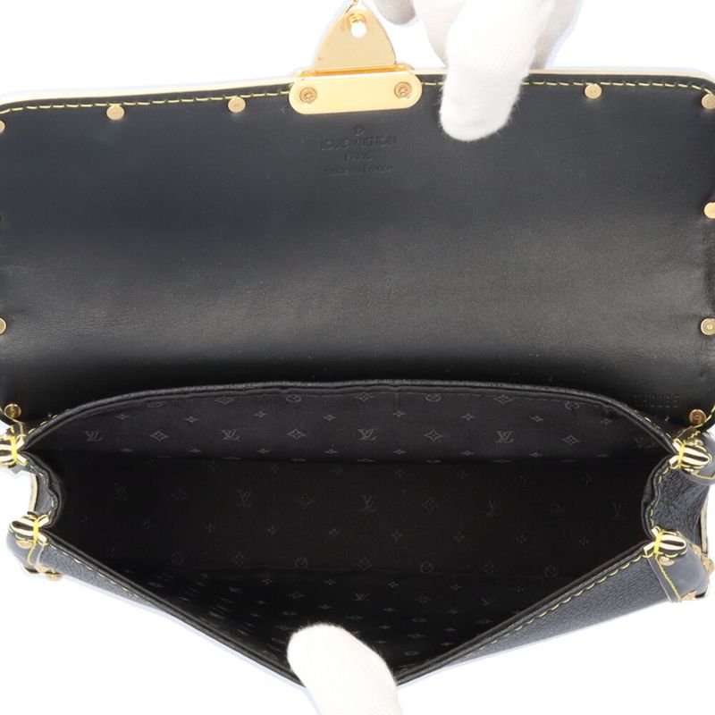 Louis Vuitton Emblemable Suhari Shoulder Bag Leather M92847 Black Women Louis
