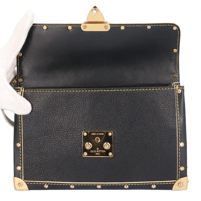 Louis Vuitton Emblemable Suhari Shoulder Bag Leather M92847 Black Women Louis